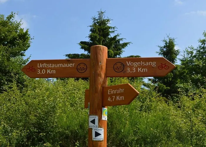 Cherry Trees In Blossom Monschau